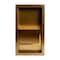 Alfi Brand Brushed Gold PVD Stainless Steel Recessed Shelf / Toilet Paper Holder Niche ABTPNP88-BG - alternate 6